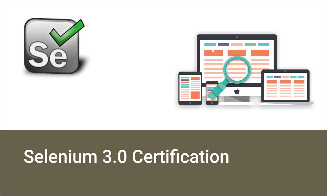 Selenium 3.0 Certification Training